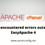 YUM encountered errors outside of EasyApache 4